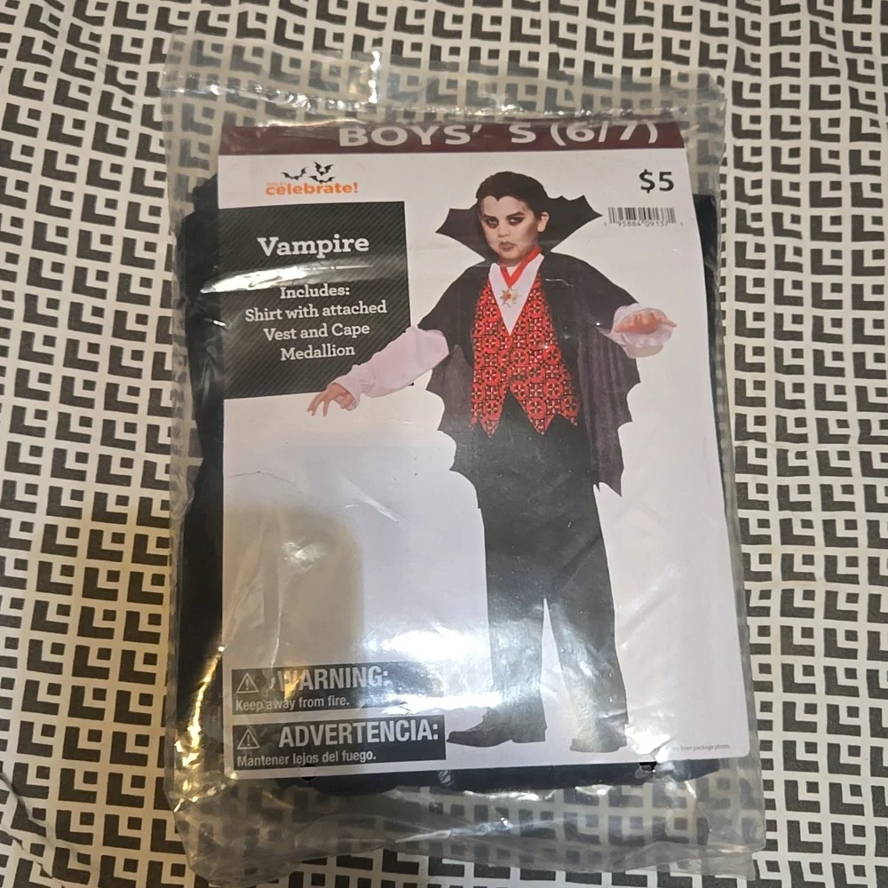Vampire Shirt Vest & Cape Medallion